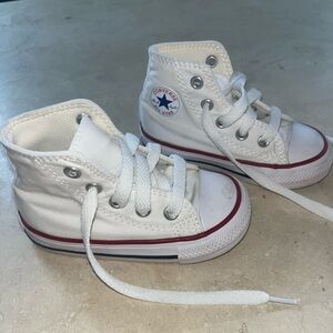 Chuck Taylor Allstar White Canvas Toddler Shoes